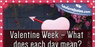 Valentine Week – What does each day mean?, likelovequotes.com ,Like Love Quotes