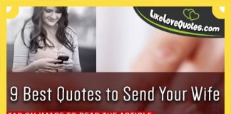 9 Best Quotes to Send Your Wife, likelovequotes.com ,Like Love Quotes