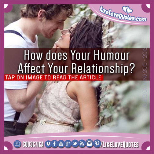 How does Your Humour Affect Your Relationship?