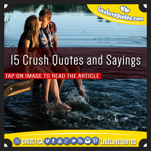 15 Crush Quotes and Sayings