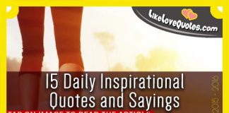15 Daily Inspirational Quotes and Sayings, likelovequotes.com ,Like Love Quotes