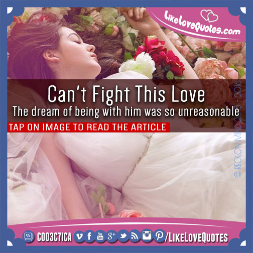 Can't Fight This Love