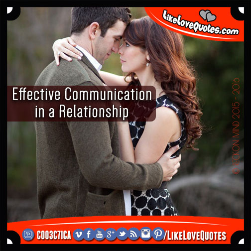 Effective Communication in a Relationship
