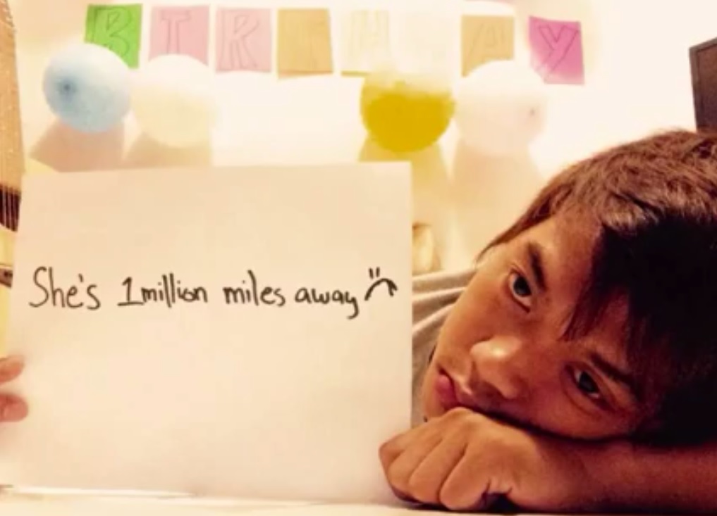 Birthday Surprise from a Long Distance Relationship Love