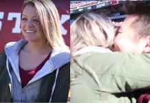 He Proposed, She said YES and the Stadium Cheered He Proposed, She said YES and the Stadium Cheered, likelovequotes.com ,Like Love Quotes