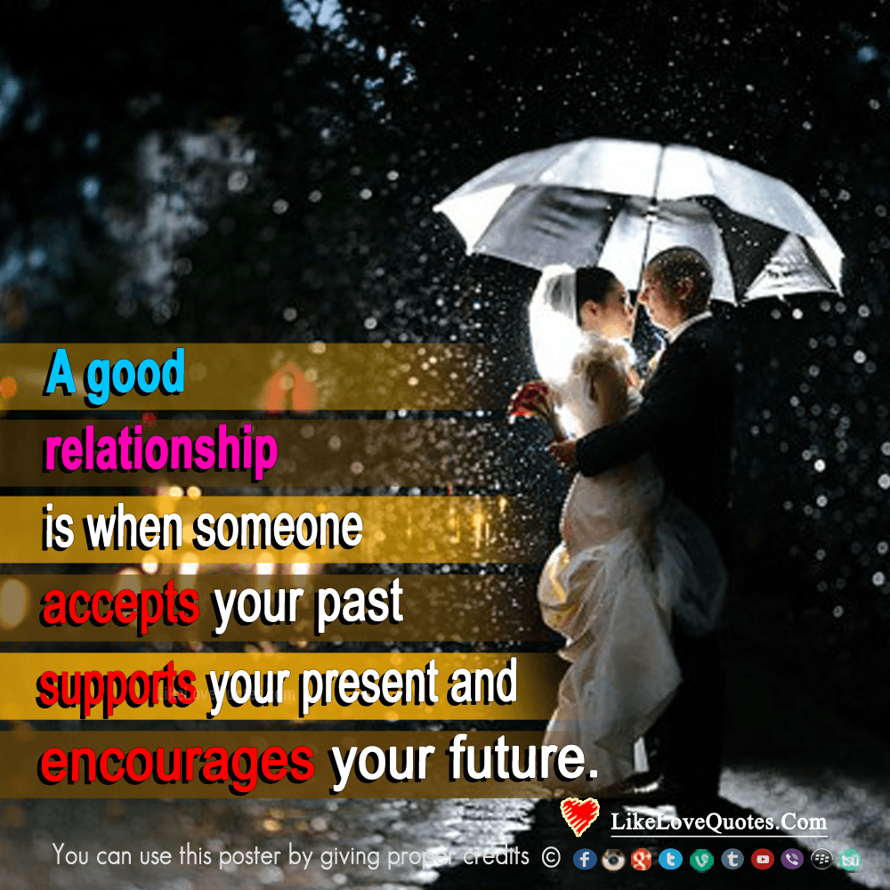 A Good Relationship Is When_likelovequotes