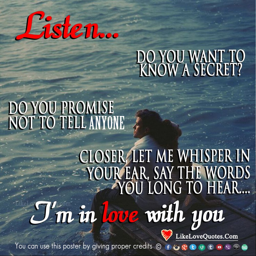 I am in love with you likelovequotes