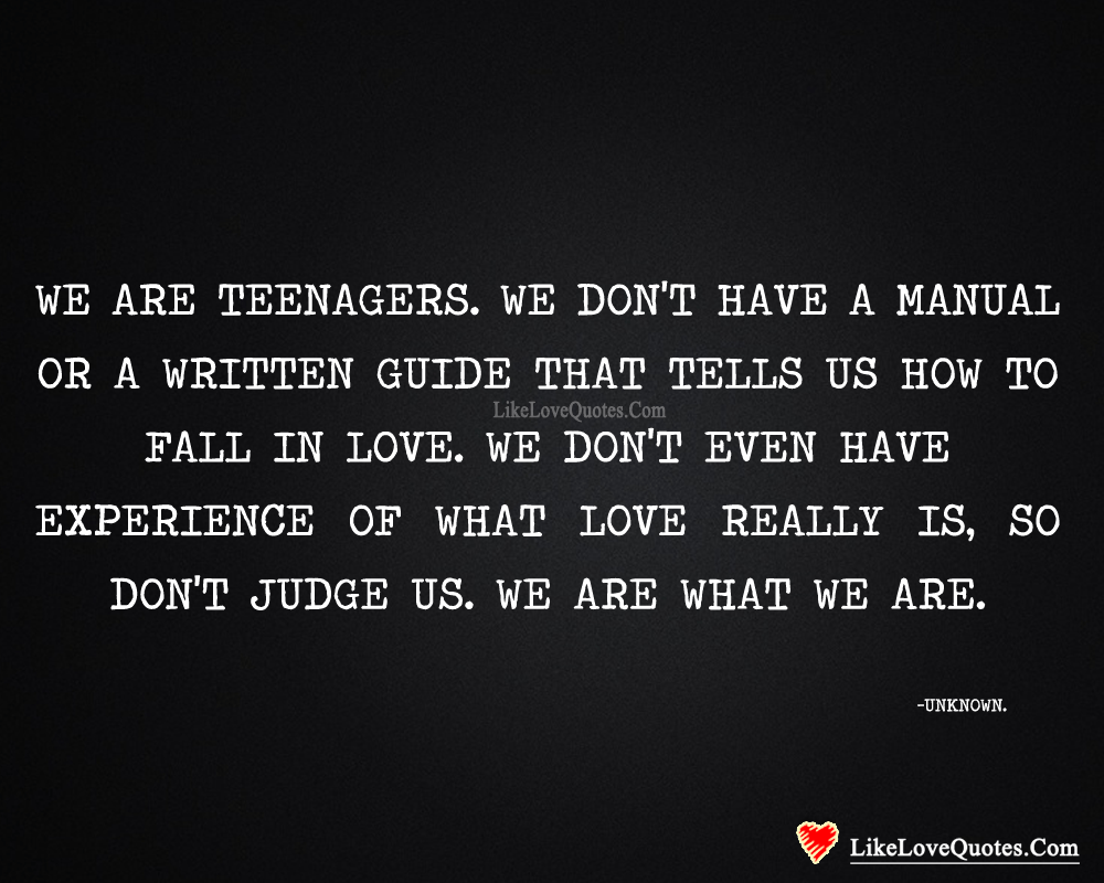 6 Teenage Love Quotes For Teens-likelovequotes