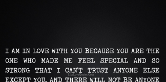 I am In LOVE With You Because You Are The One Who Made Me Feel Special, likelovequotes.com ,Like Love Quotes