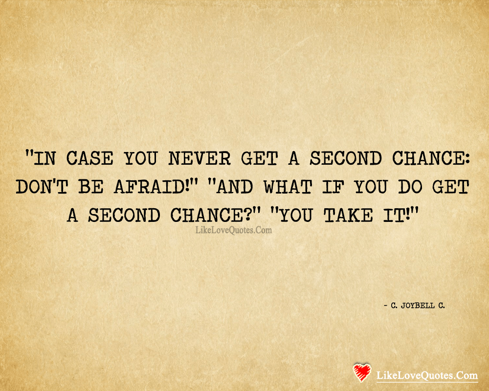 Quotes About Giving Second Chance in Love-likelovequotes (2)