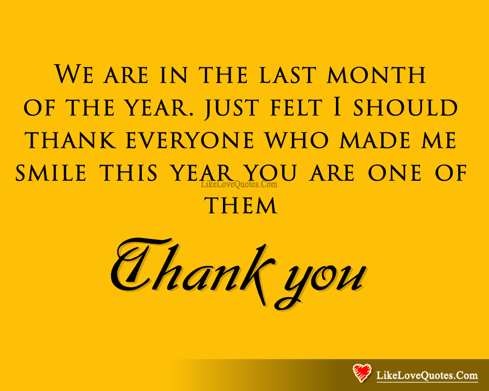 We Are In The Last Month Of The Year-likelovequotes