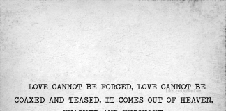 Love Cannot Be Forced-likelovequotes, likelovequotes.com ,Like Love Quotes
