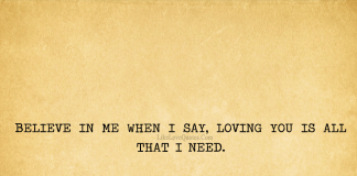 Loving You Is All That I Need-likelovequotes, likelovequotes.com ,Like Love Quotes
