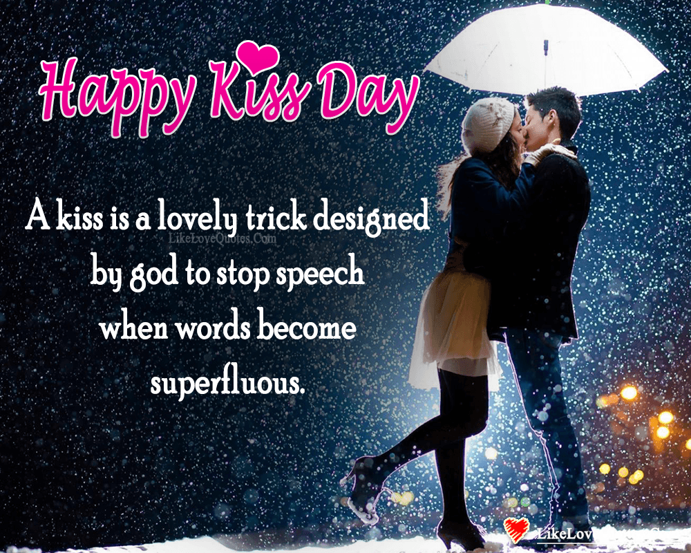 A Kiss Is A Lovely Trick Designed By God-likelovequotes