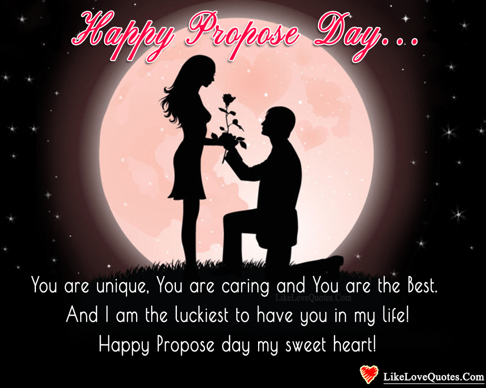 Happy Propose Day My Sweet Heart-likelovequotes