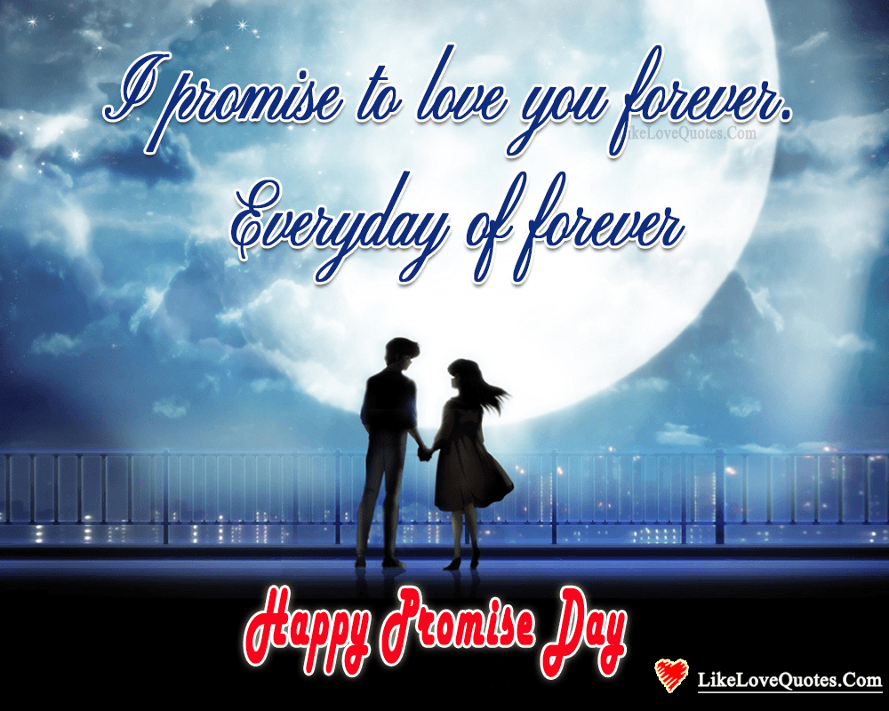 I Promise To Love You Forever-likelovequotes