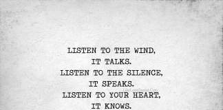 Listen To Your Heart, It Knows-likelovequotes, likelovequotes.com ,Like Love Quotes