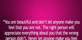 Never Let Anyone Make You Feel That You Are-likelovequotes, likelovequotes.com ,Like Love Quotes