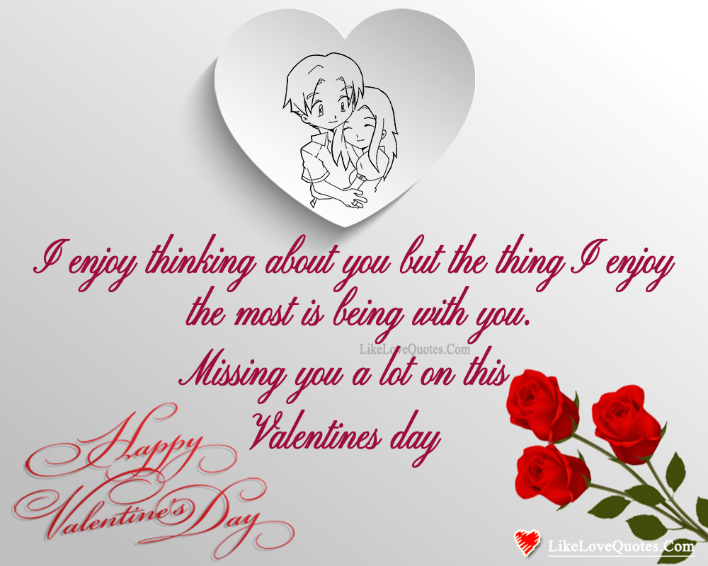 Missing You A Lot On This Valentines Day-likelovequotes