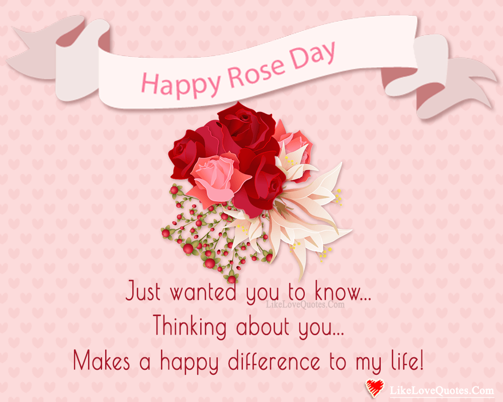 Thinking About You Makes A Happy Difference To My Life-likelovequotes
