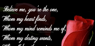 Believe Me, You Are The One Whom My Heart Finds-likelovequotes, likelovequotes.com ,Like Love Quotes