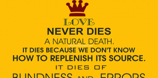 Love Never Dies A Natural Death-likelovequotes, likelovequotes.com ,Like Love Quotes