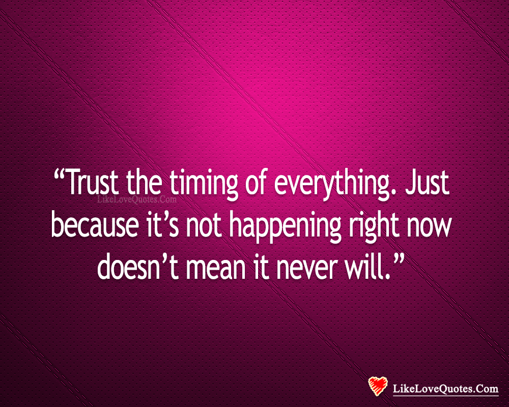 Trust The Timing Of Everything-likelovequotes