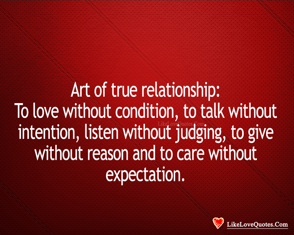 Art Of True Relationship-likelovequotes
