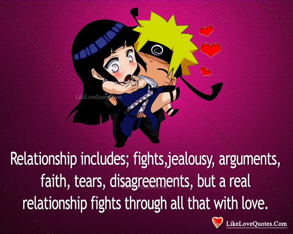 Relationship Includes Fights & Disagreements-likelovequotes