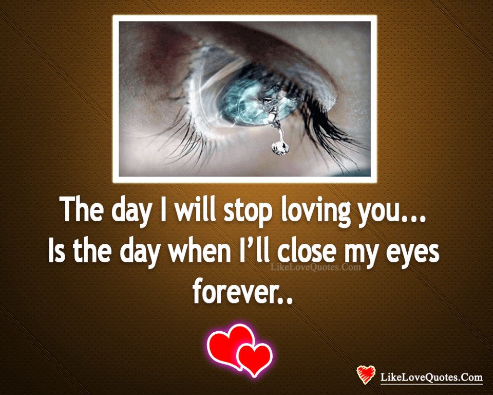 Will Never Stop loving You-likelovequotes