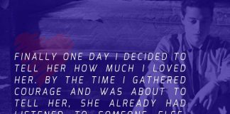 Finally One Day I Decided to tell Her