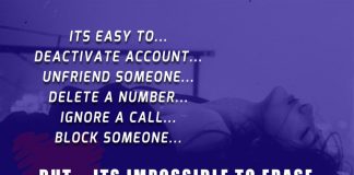 Its easy to... Deactivate account... Unfriend someone... Delete a number... Ignore a call... Block someone... But... Its impossible to erase someone from your memories and life whom you loved some day...