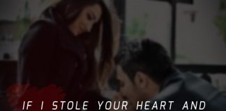 If I stole your heart and you stole mine, wouldn't that be the perfect crime?