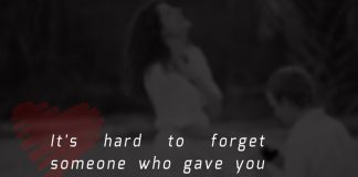 It's hard to forget someone who gave you so much to remember.