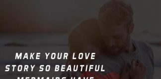 Make your love story so beautiful mermaids have trouble believing it's true.