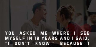 You Asked Me Where I See Myself