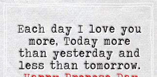 Each Day I Love You More, Today -likelovequotes