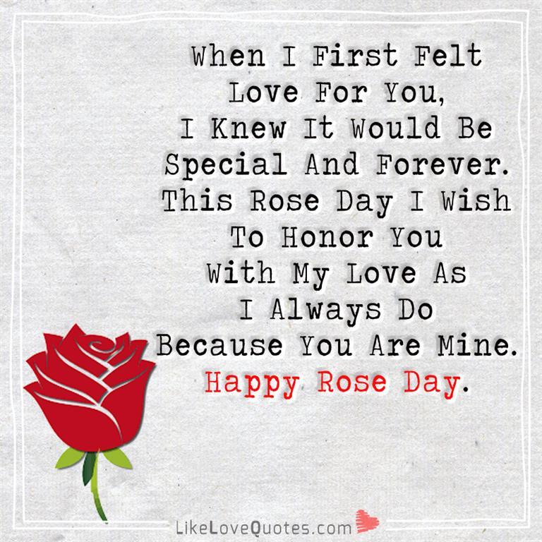 I Knew It Would Be Special And Forever -likelovequotes