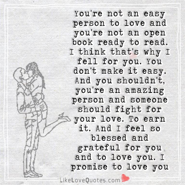 Just know that the person you are in love with loves you