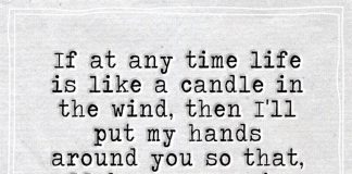 Life Is Like A Candle In The Wind -likelovequotes