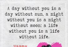 A Day Without You Is A Day Without Sun -likelovequotes