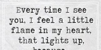 Every Time I See You I Feel A Little -likelovequotes