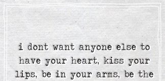 I Don't Want Anyone To Take My Place -likelovequotes