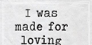 I Was Made For Loving You. Happy Kiss -likelovequotes