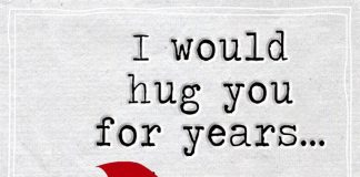 I Would Hug You For Years. Happy Hug Day -likelovequotes
