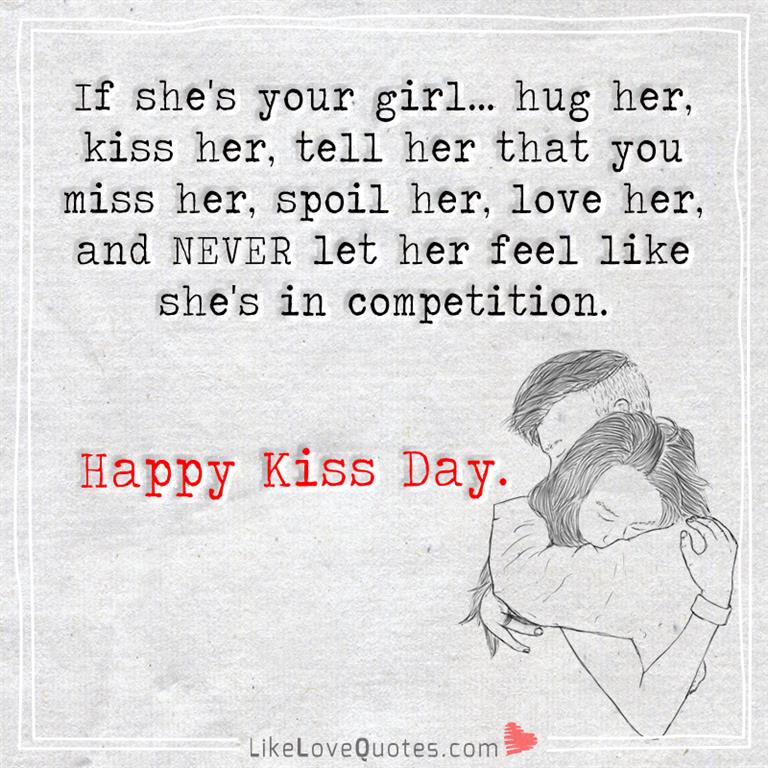 Never Let Her Feel Like She's In Competition -likelovequotes