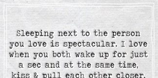 Sleeping Next To The Person You Love-likelovequotes