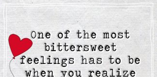 One of the most bitter sweet feelings has to be when you realize how much you are going to miss a moment while you are still living it -likelovequotes