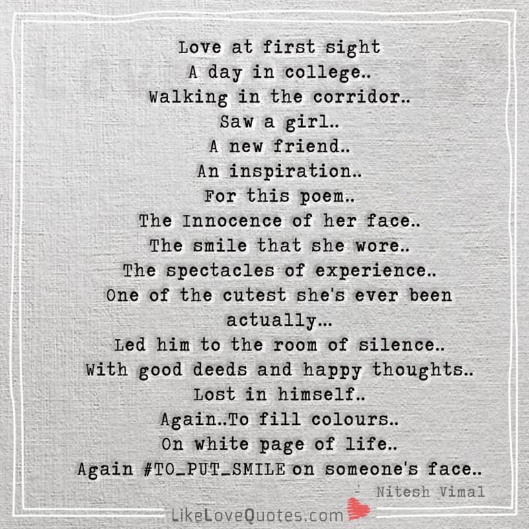 Love at first sight -yourlovequotes.com