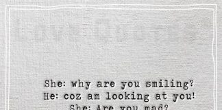 she why are you smiling -likelovequotes.com